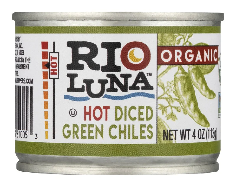 - Car dog seat beltRio Luna - Organic Hot Diced Green Chiles, 4 oz | Pack of 12