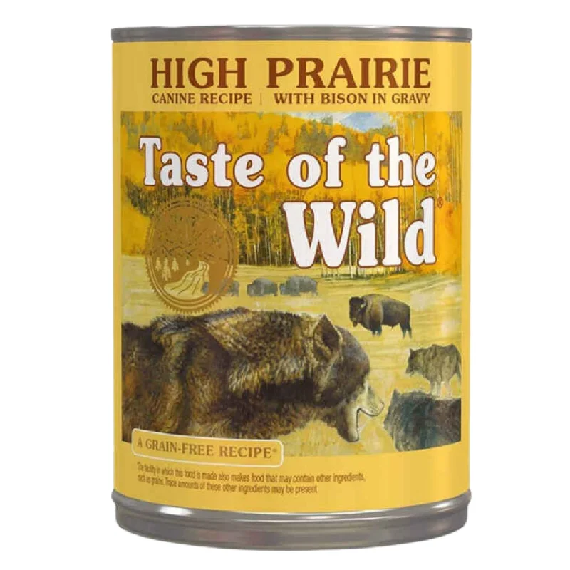  -Splash-proof food bowl AND Anti-choking slow food bowlTaste of the Wild High Prairie Canned Dog Food