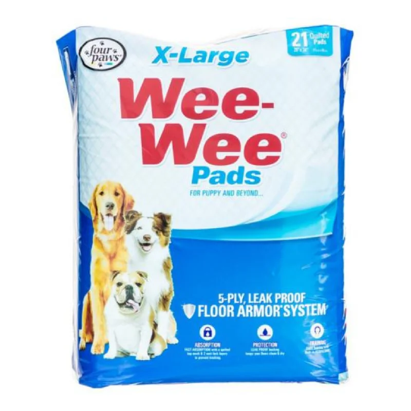 - Natural latex pet mattressWee Wee Pads XL, 28" x 34"