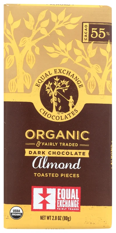 - Cat anti-jump window safety netEqual Exchange - Organic Dark Almond Chocolate , 100g | Pack of 12