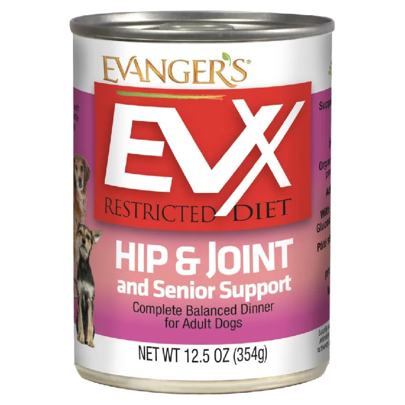 - Elderly dog ​​joint care mattressEvangers EVX Restricted Diet Hip & Joint and Senior Support Canned Dog Food