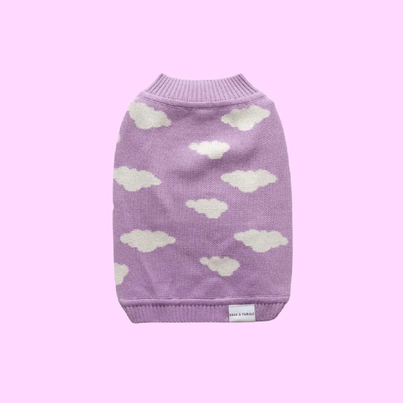 - Dog heart rate monitoring collarNever Stop Dreaming Dog Knit Jumper Lilac