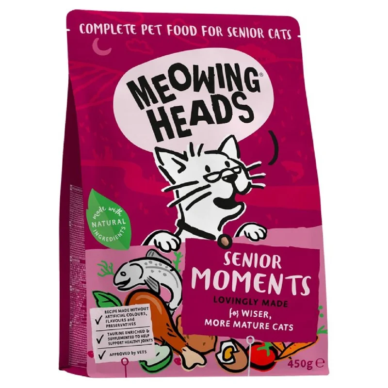 - Special food for senior dogsMeowing Heads Senior Moments 450g