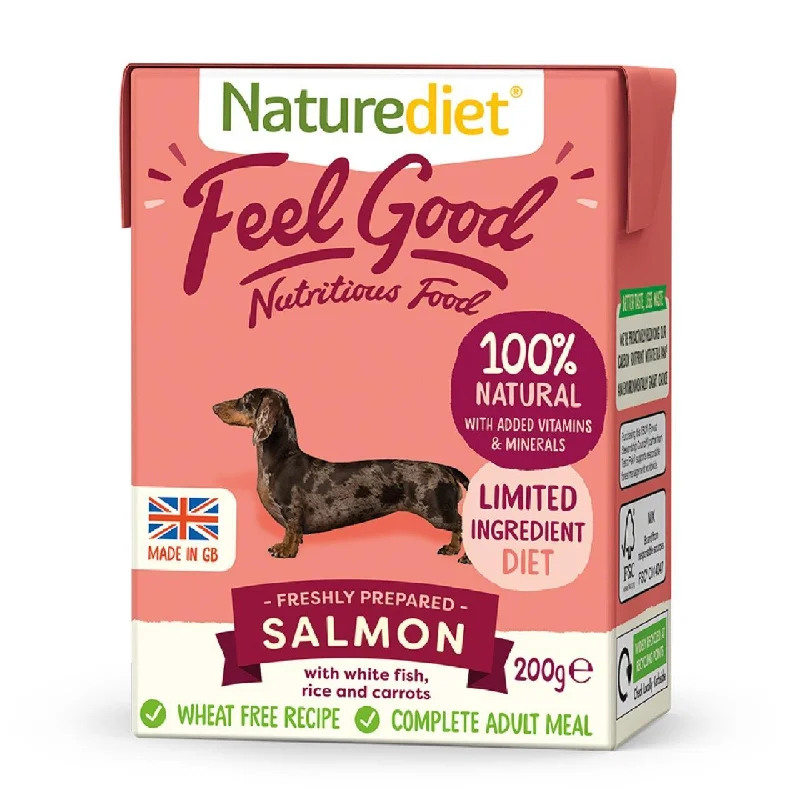 - Weight loss dog foodNaturediet Feel Good Salmon Complete Wet Dog Food 200g