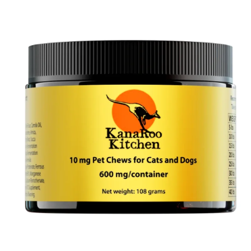 - Teething and chewing toys for puppiesKanaRoo Kitchen CBD Chews