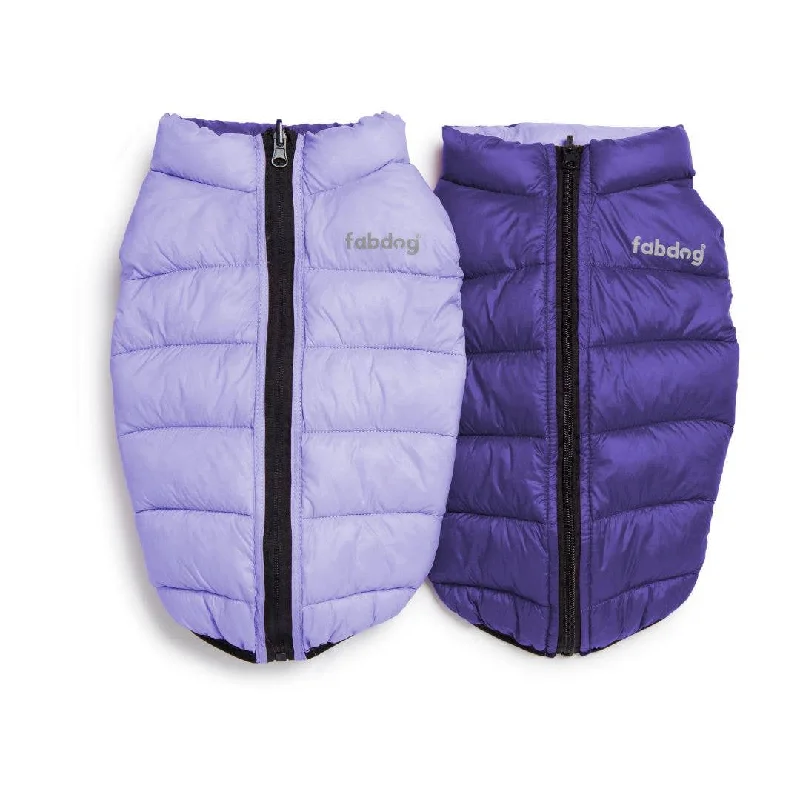 Dog clothesFabdog | Pack N' Go Reversible Puffer Lilac/Grape