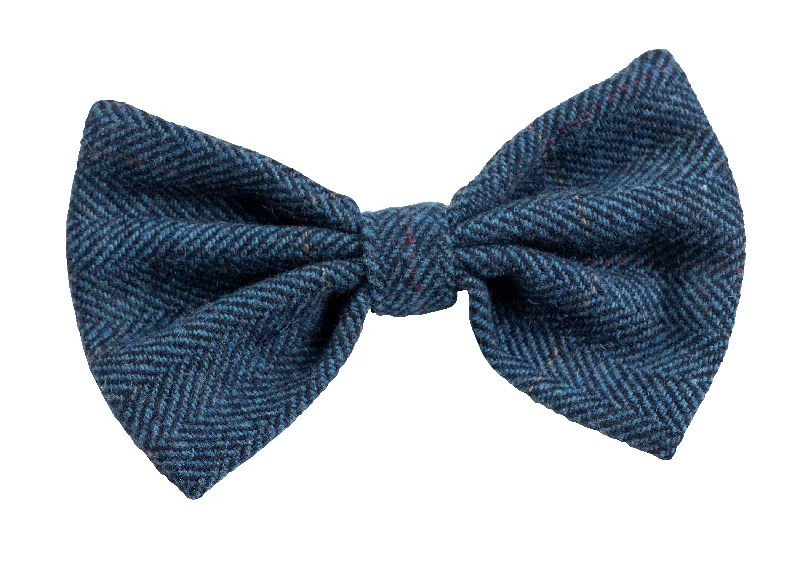 Small dog clothesNavy Tweed Bow Tie