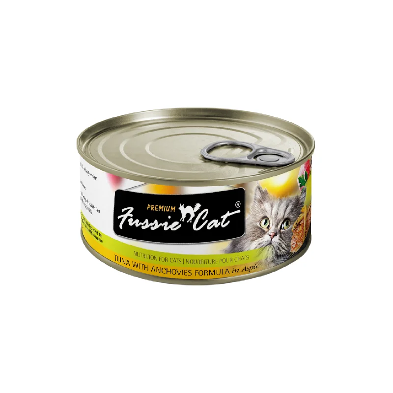    - Chicken flavor cat food  Fussie Cat Premium Tuna & Anchovies Can 2.8oz