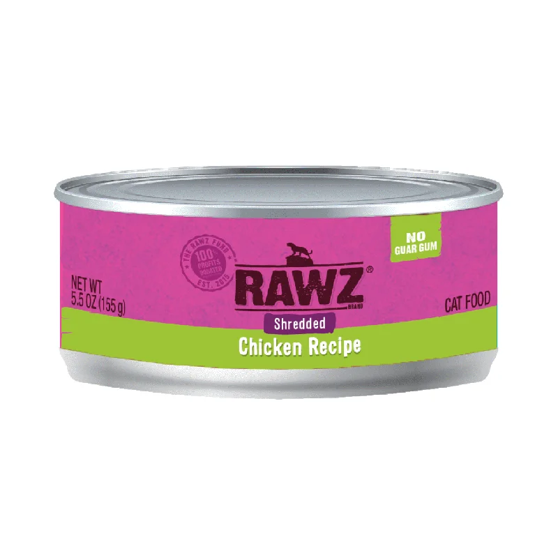    - Cat food for picky eaters  Rawz Shredded Chicken Cat Can